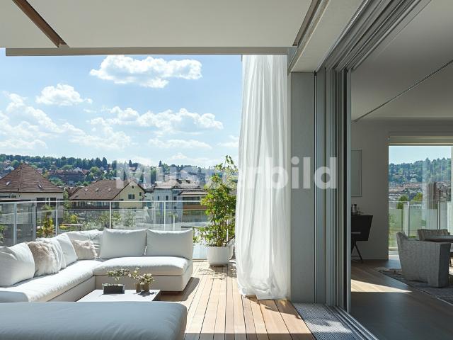 Tauschimmobilie: Exklusive 5.5 Zimmer Wohnung in Baar mit Premium Ausstattung und grosszügiger Terrasse