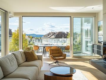 Tauschimmobilie Exklusive 5 Zimmer Wohnung in Rüschlikon, Neubau mit Luxusausstattung