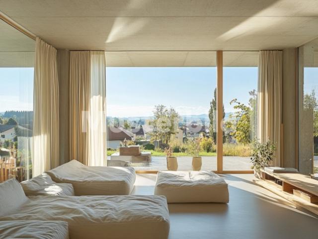 Tauschimmobilie Traumhafte 5 Zimmer Wohnung mit Seeblick in Hergiswil