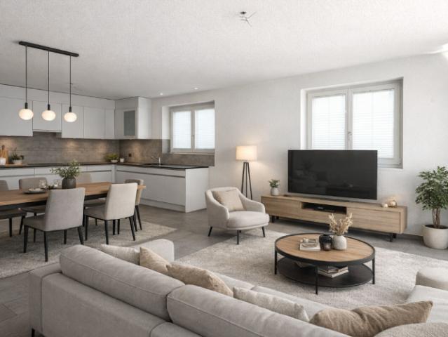 Tavannes, magnifique appartement de 3.5 pièces au rez avec terrasse