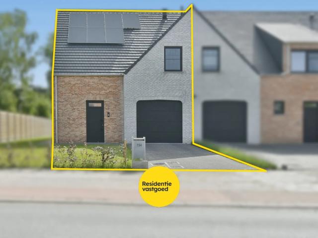 Te huur | Onder reservatie: Nieuwbouwwoning met 3 slaapkamers en tuin te huur in Eernegem! Eernegem 8480 Residentie Vastgoed