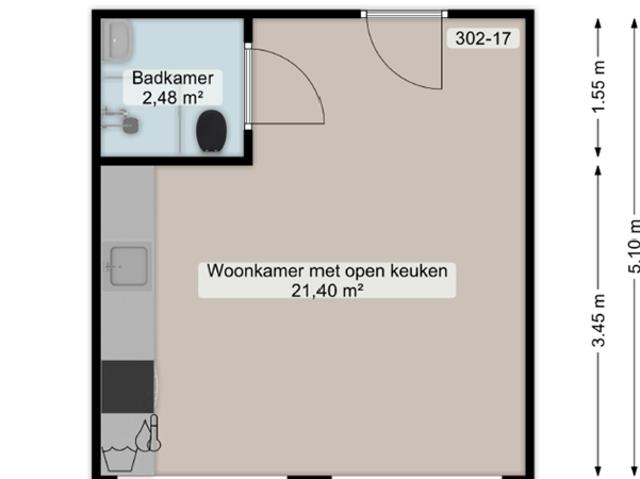 Te huur: Appartement Helperpark in Groningen