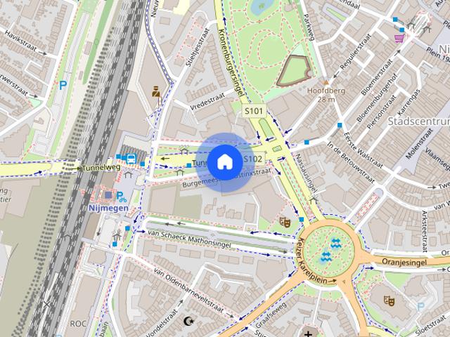 Te huur: Gemeubileerd appartement op toplocatie aan de Burg. Hustinxst.