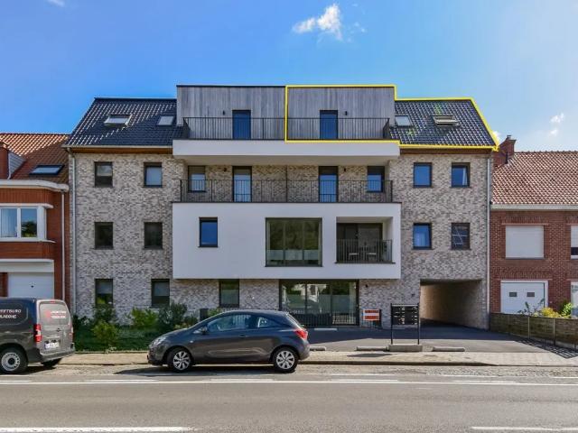 Te huur: Recent appartement op derde verdiep met 2 slaapkamers, 2 terrassen en staanplaats nabij centrum Gistel. Gistel 8470 Residentie Vastgoed