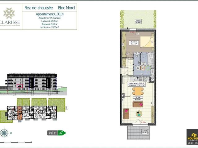 te koop Appartement Aarlen