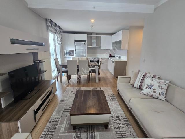 Tema İstanbul'da Eşyalı 1+1 75m2 Köşe Kiralık Daire