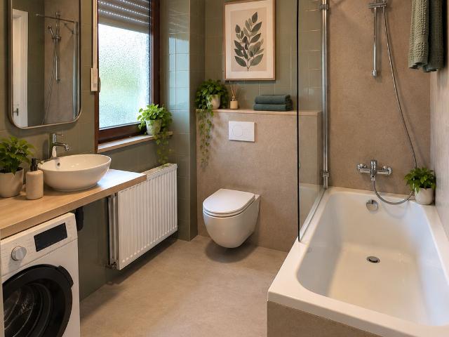 Temporary Living Modernized House with Parking Spaces and 2 Bathrooms