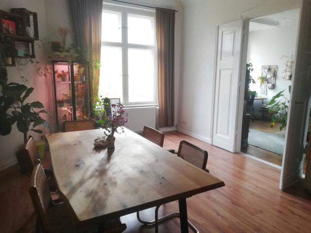 Temporary Sublet Sep. Jan., 3 Room Old Building Apartment Moabit, Berlin Amsterdam Apartments for Rent
