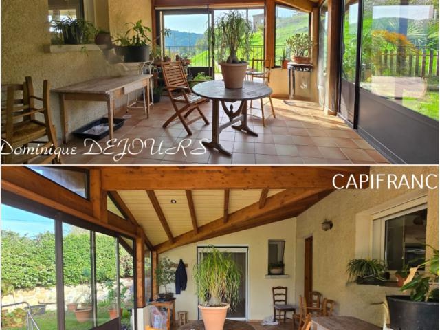 Tènement immobilier: 2 habitations et un ancien hangar agri. 273m² Saint Michel de Chabrillanoux