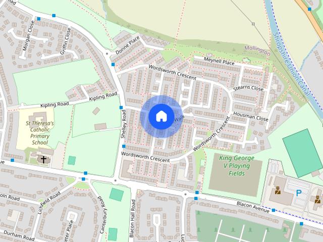 Tennyson Walk, Blacon, Chester, Cheshire, CH1