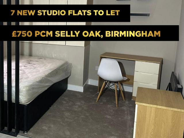 Teignmouth Road, Birmingham B29 Studio to rent £750 pcm £173 pw