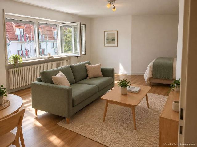 Teilmöblierte 1 Zimmer Wohnung mit neuer Küche & TG Stellplatz in Rohrbach