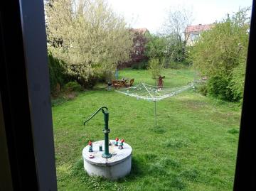 Teilmöblierte 2 Zi. Wohnung m. Garten und Balkon, ideal für PENDLER! Miete inkl. HK+BK