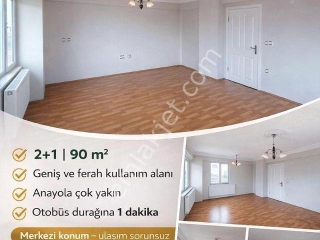 Tepecik Mahallesinde 2+1 Geniş Daire 3 Balkonlu Güney Cepheli