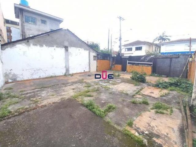 Tereeno para venda no bairro do Embaré, Santos