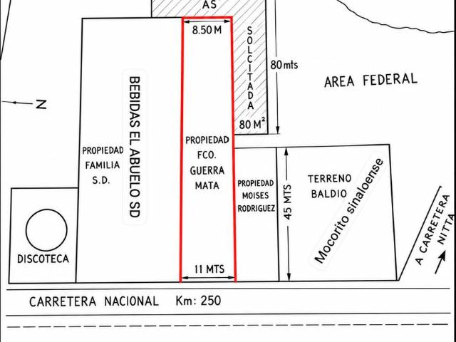 TERENO SOBRE CARRETERA NACIONAL