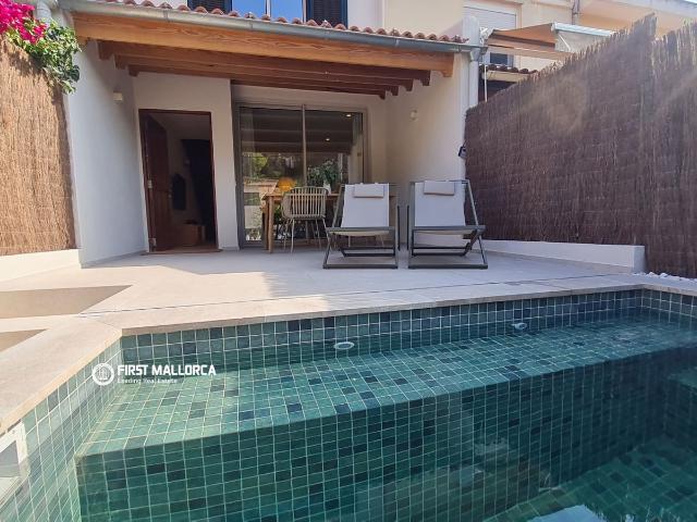 Terraced Villa for rent in San Agustín / Sant Agustí, Palma de Mallorca, Mallorca