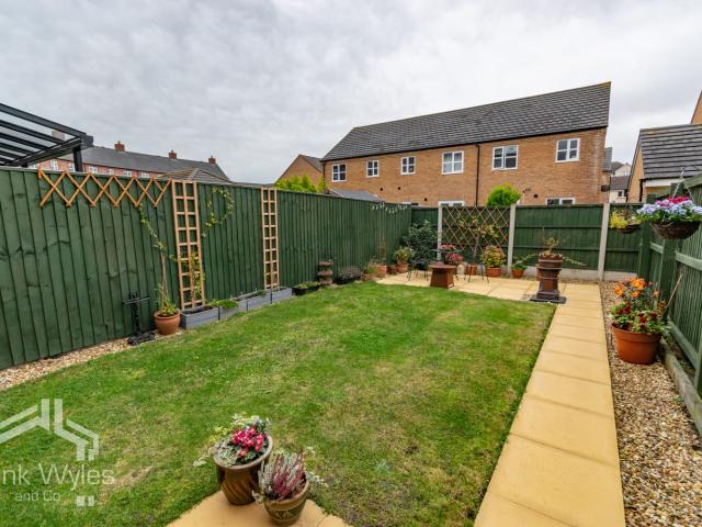 Terraced house in Faulkner Crescent, Lytham St Annes, Lancashire