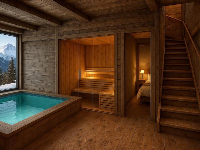 Terrain avec Permis 3 Chalets Luxe 580m² Les Belleville