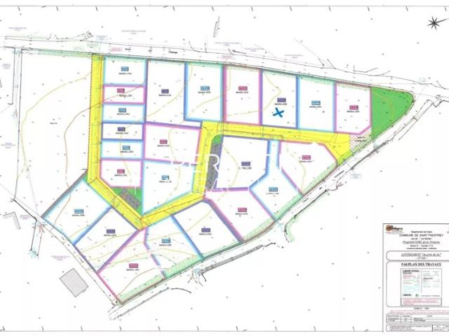 Terrain constructible 610 m² – Lotissement Les Molliès – Saint Théoffrey – Lot 12