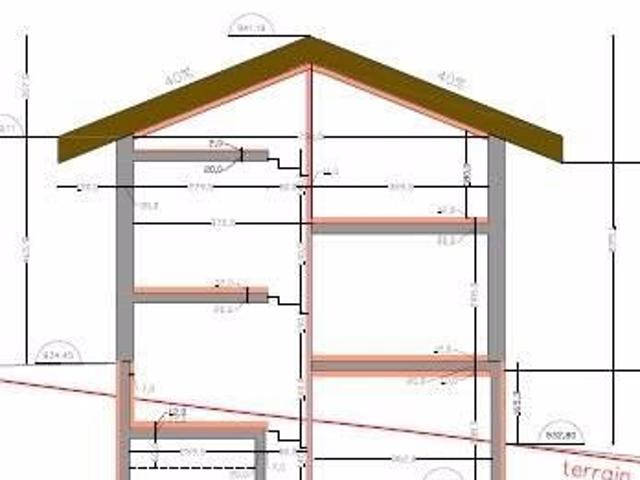 Terrain de construction avec planification en place 165m² Essert Romand