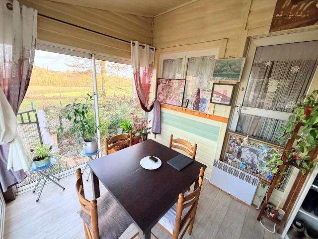 Terrain privatif avec habitation