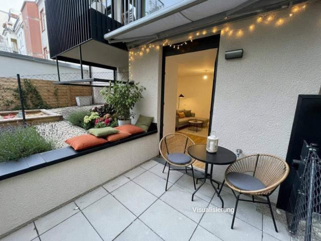 Terrasse zum Innenhof genießen – nahe AKH & U6!