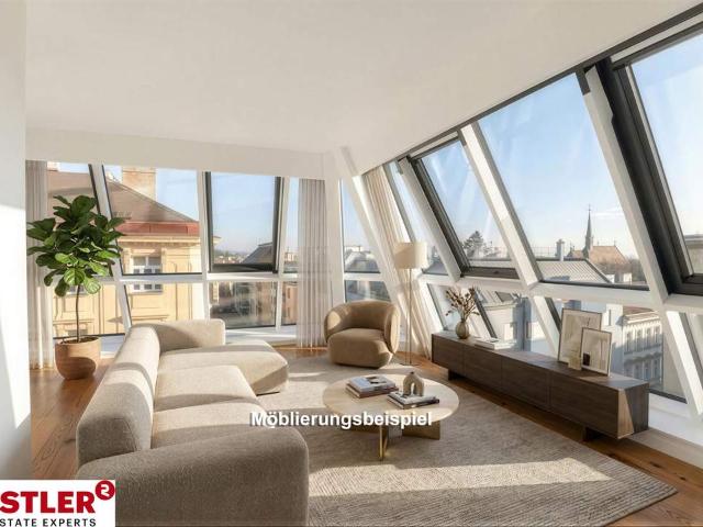 Terrassentraum! 3 Zimmer Dachgeschosswohnung nähe Schubertpark