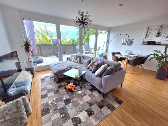 62m² Wohnung mit 38m² Terrassenfläche am Biberhaufenweg  2 Zimmer  2 Terrassen
