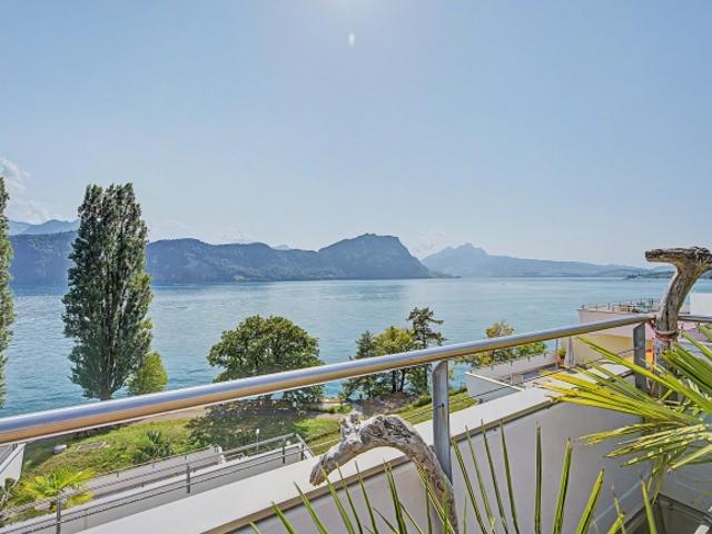 Terrassenwohnung mit traumhaftem Blick auf Vierwaldstättersee & Berge