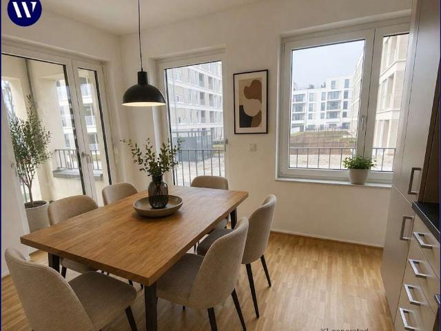 Terrassenwohnung mit Garten im Neubau, moderne Ausstattung, Einbauküche, Parkett, Walk In Dusche