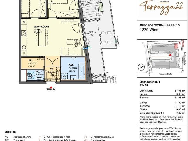 Terrazza22 Ein Zuhause zum Aufblühen in der Aladar Pecht Gasse 15+17, 1220 Wien
