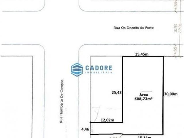 TERRENO NO CENTRO COM 508m²