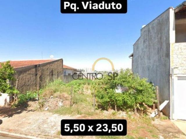Terreno no Parque Viaduto, 5,5x23,5, próximo à EMEF Claudete da Silva Vecchi