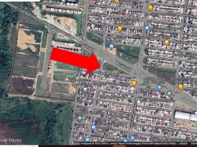 Terreno a la Venta en Coatzacoalcos Paraiso de las Dunas GIS 26 2046