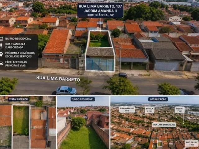 Terreno à venda, 125 m² por R$ 138.000,00 Jardim Amanda I Hortolândia/SP