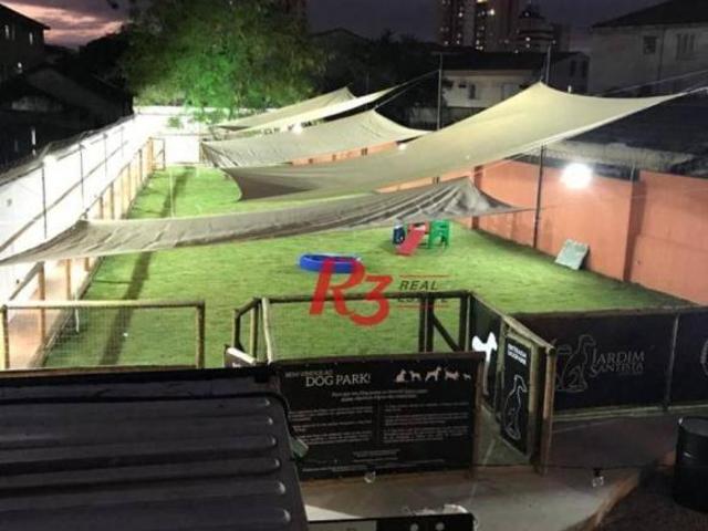 Terreno à venda, 1416 m² por R$ 3.681.000,00 Macuco Santos/SP