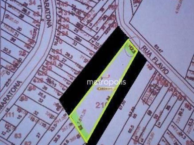Terreno à venda, 1511 m² por R$ 1.300.000,00 Vila Camilópolis Santo André/SP
