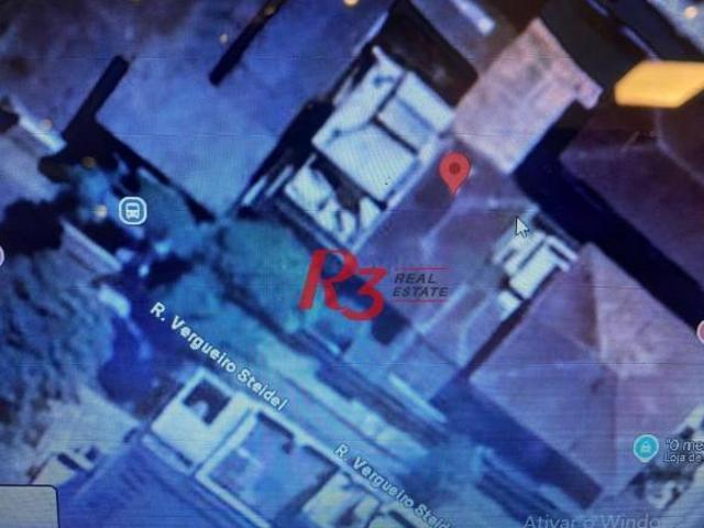 Terreno à venda, 166 m² por R$ 1.590.000,00 Aparecida Santos/SP