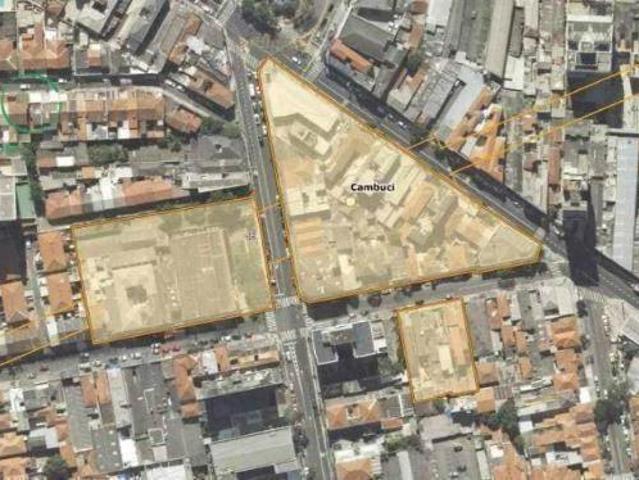 Terreno à venda, 1625 m² por R$ 10.841.104,75 Cambuci São Paulo/SP