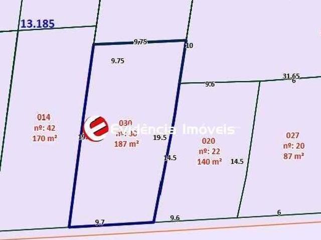 Terreno à venda, 187 m² por R$ 335.000,00 Vila Eldízia Santo André/SP