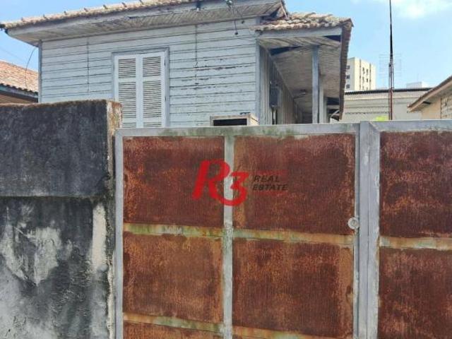Terreno à venda, 232 m² por R$ 615.000,00 Estuário Santos/SP