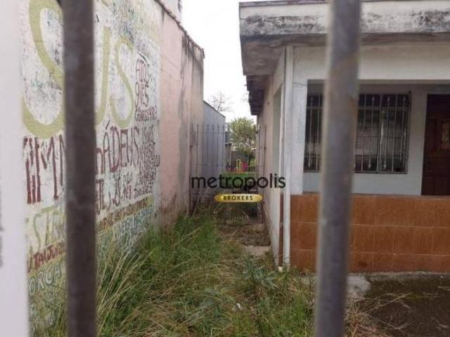 Terreno à venda, 250 m² por R$ 400.000,00 Jardim Utinga Santo André/SP