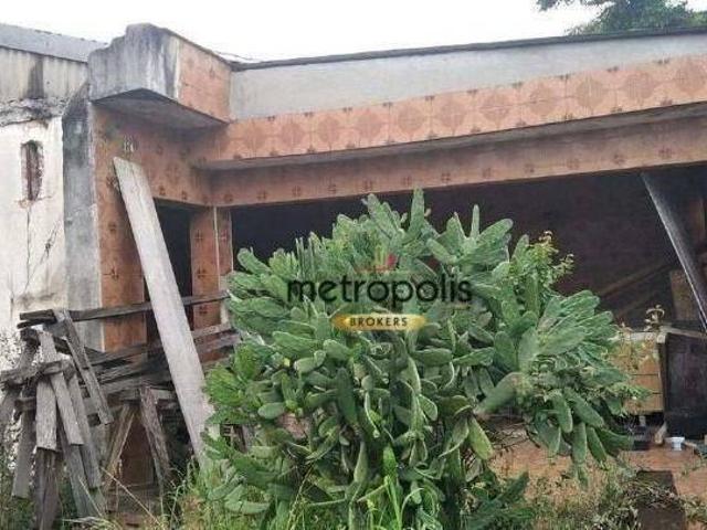 Terreno à venda, 250 m² por R$ 600.000,00 Parque Erasmo Assunção Santo André/SP