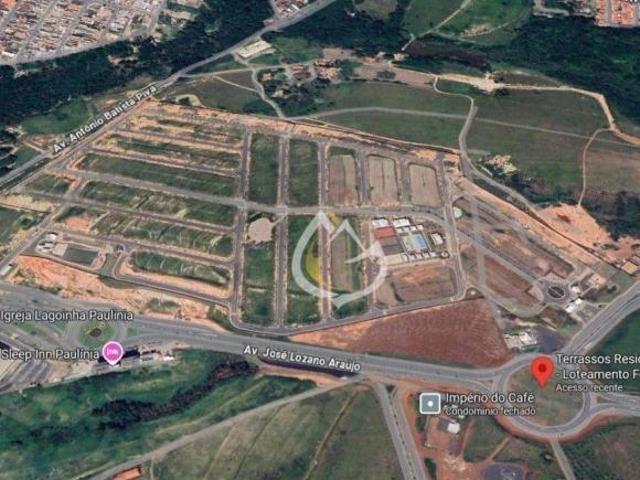 Terreno à venda, 252 m² por R$ 389.000,00 Terrassos Residencial Paulínia/SP