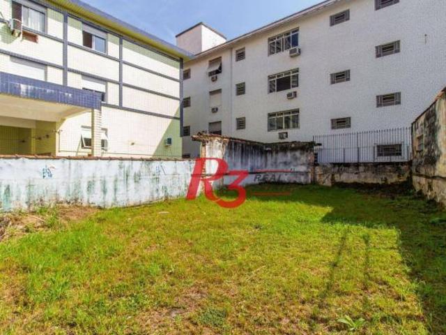 Terreno à venda, 300 m² por R$ 3.000.000,00 Gonzaga Santos/SP