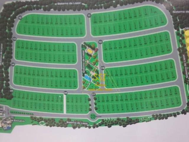 Terreno à venda, 336 m² por R$ 571.000,00 Parque Universitário Condomínio Toscana Franca/SP