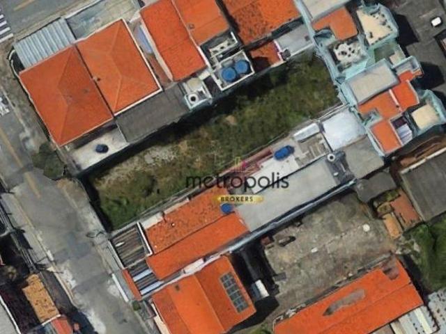 Terreno à venda, 400 m² por R$ 1.280.000,00 Santa Maria Santo André/SP