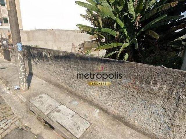 Terreno à venda, 400 m² por R$ 751.000,00 Vila Humaitá Santo André/SP