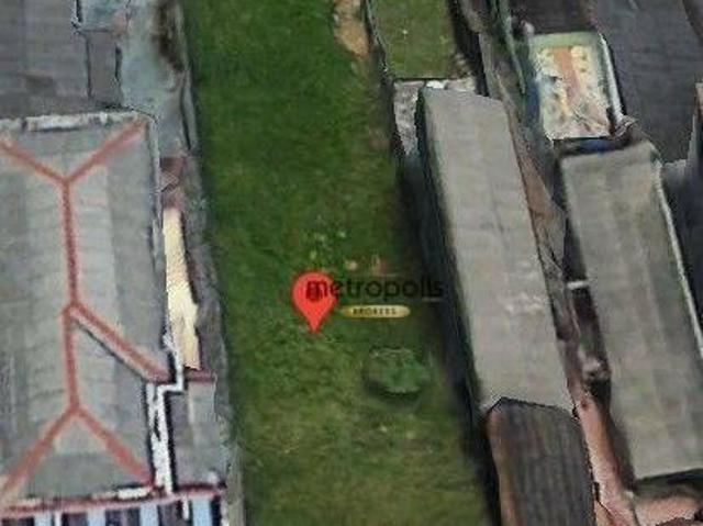Terreno à venda, 400 m² por R$ 801.000,00 Vila Humaitá Santo André/SP